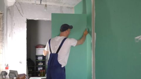 Как сделать межкомнатную перегородку из гипсокартона с дверью: гипсокартон сам усиливает каркас