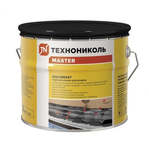 АкваМаст мастика битумно резиновая
