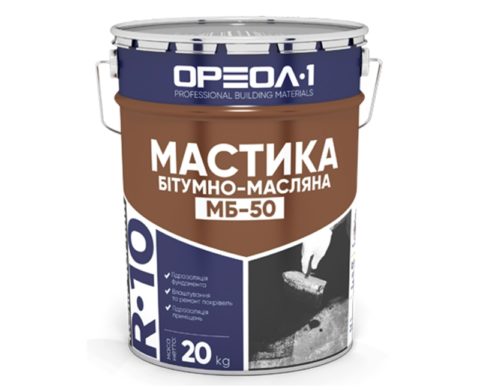 Мастика клеящая морозостойкая марка МБ 50 битумно масляная