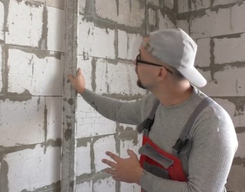 Оценка ровности стены