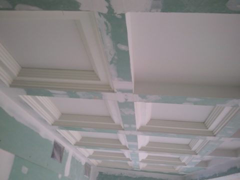 Потолок из гипсокартона под покраску