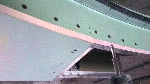 Расположение мест крепления на расстоянии от кромок гипсокартона