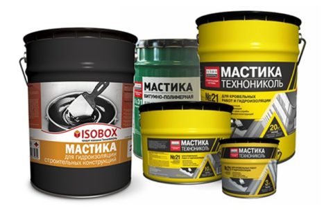 Составы на основе битума