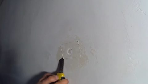 Удаление бумаги с гипсокартона