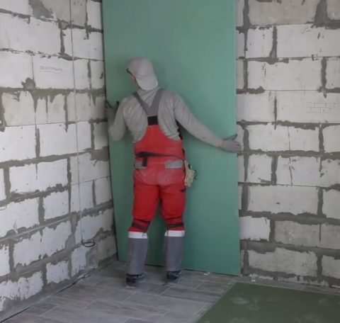 Установка листа