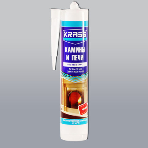 Герметик KRASS термостойкий 1250 с каминный