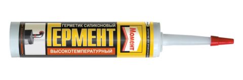 Герметик силиконовый красный термостойкий Момент Гермент