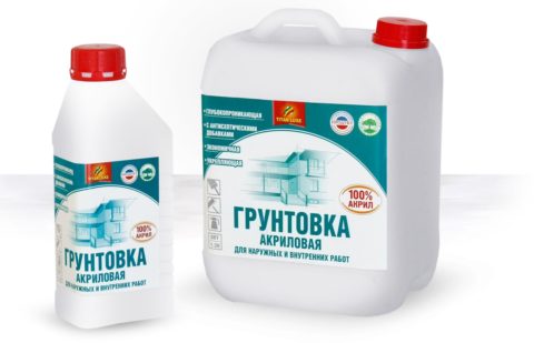 Грунт глубокого проникновения на акриловой основе