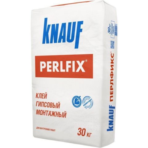 Клей «perlfix» для гипсокартона от Кнауф
