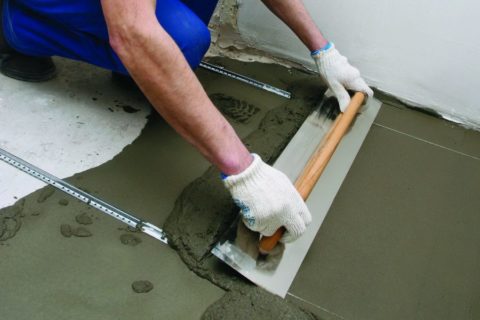 Устранение своими руками неровностей основания