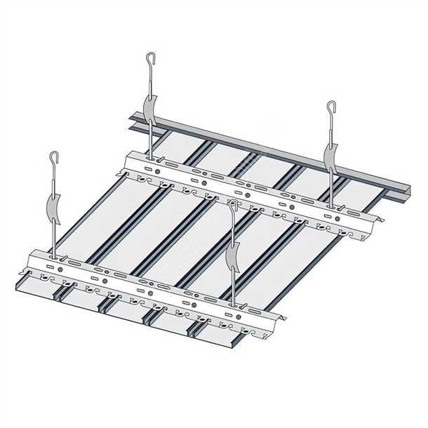 Дизайн алюминиевых реечных потолков