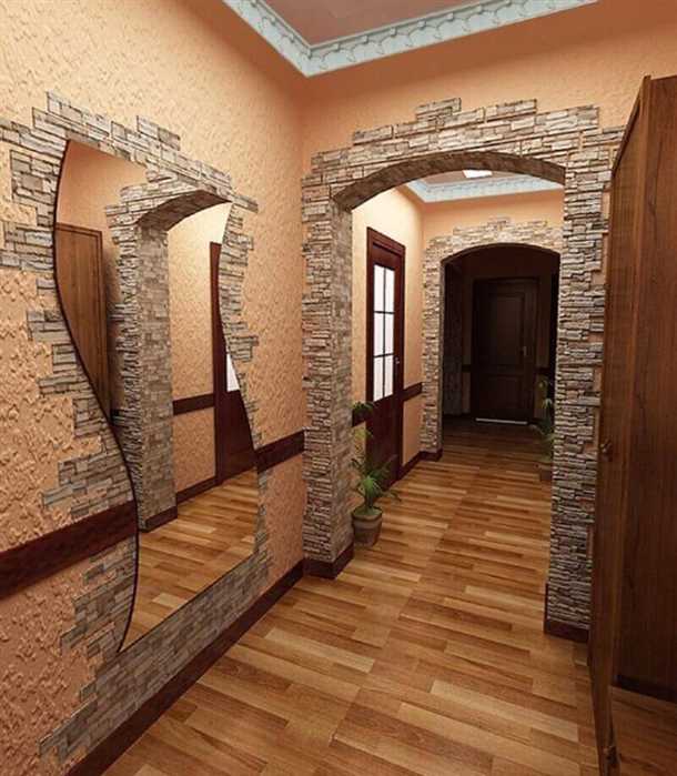 Отделка арки в интерьере