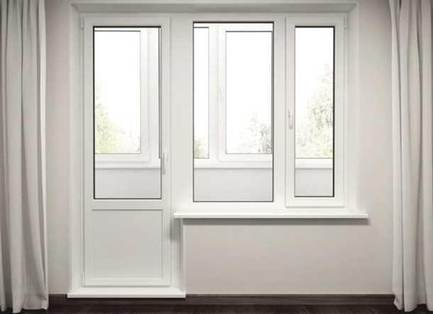 Преимущества балконных дверей ПВХ