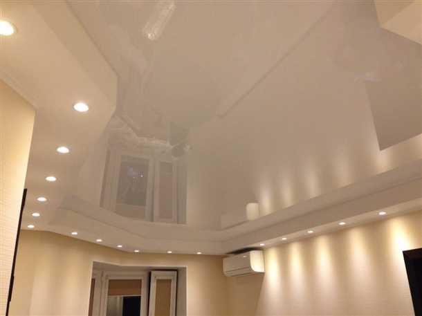 Бесшовные натяжные потолки пвх