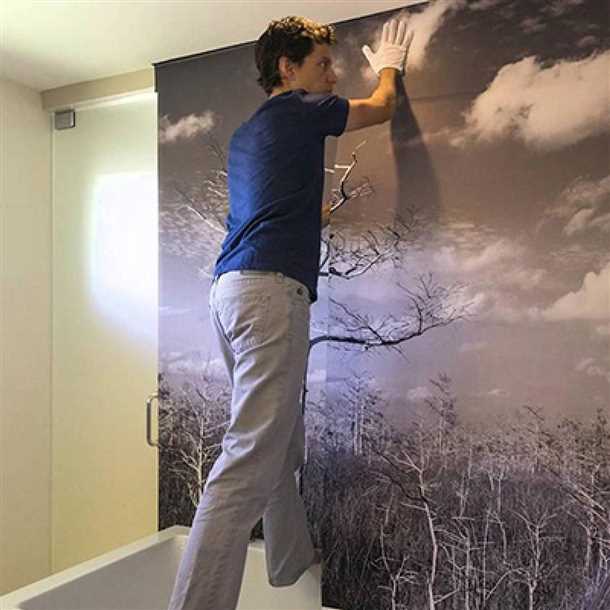 Подготовка к установке бумажных фотообоев