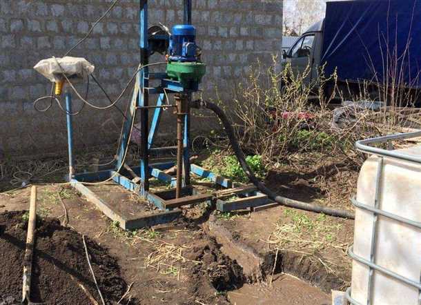 Бурение скважины на воду своими руками