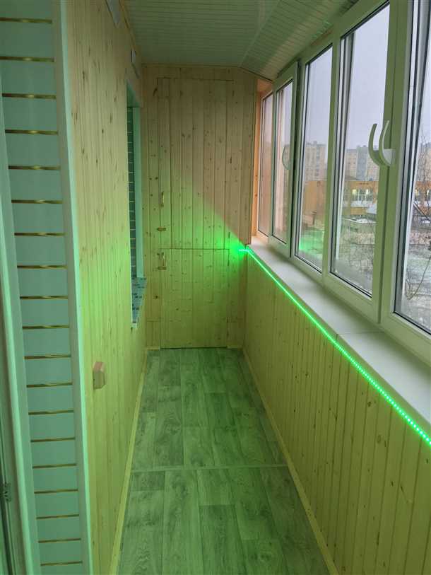 Деревянная обшивка балкона