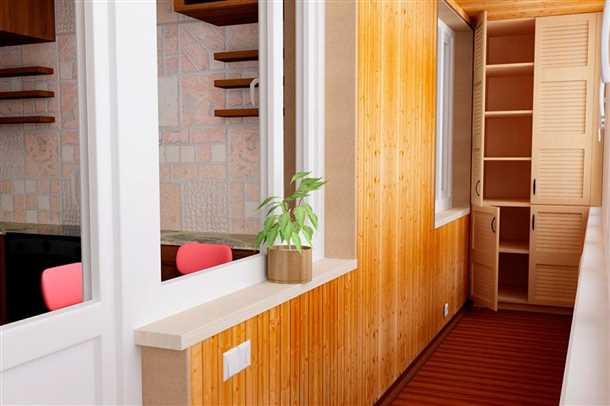 Обои для обшивки балкона