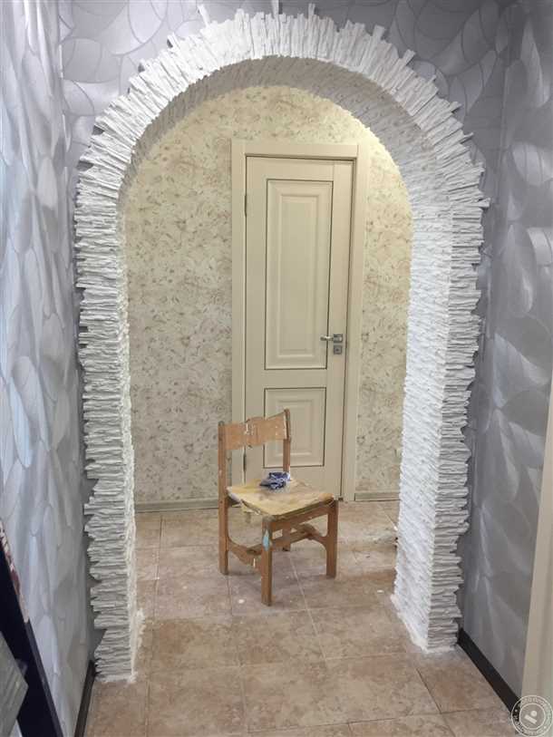 Металлическая отделка арки