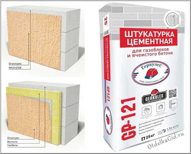 Как выбрать материал для штукатурки внешних стен из газобетона?