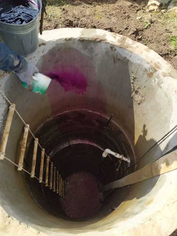 Регулярность проведения чистки колодца