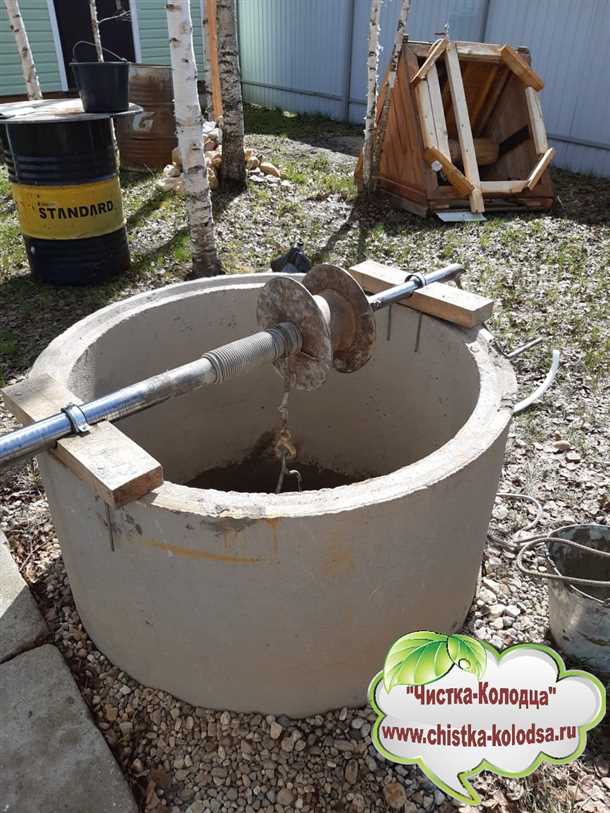 Чистка колодцев