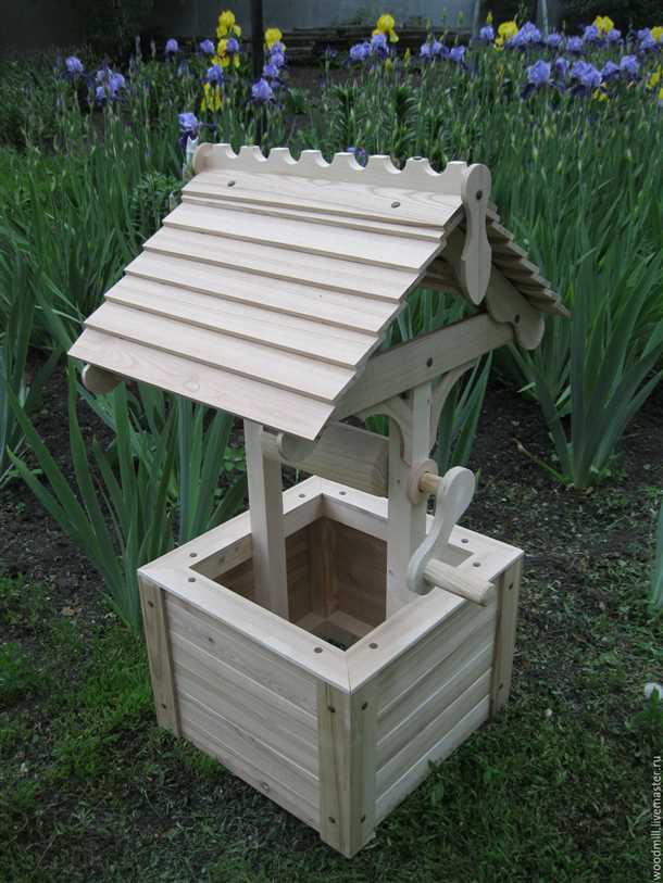 Как создать уникальный декоративный колодец своими руками и украсить им свое дворовое пространство Декоративный колодец своими руками