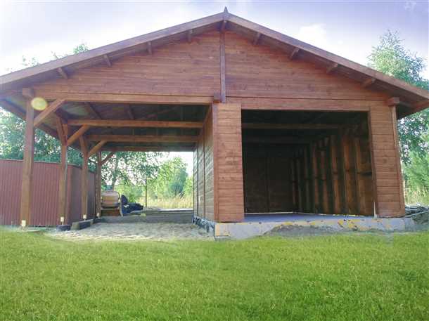 Выбор материалов для строительства деревянного гаража