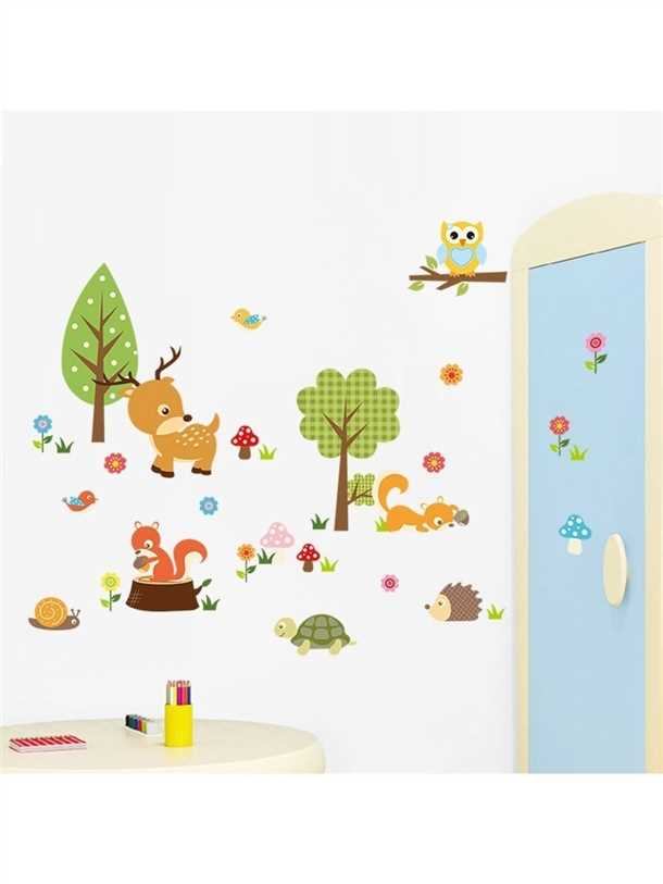 Как выбрать детские наклейки на обои?