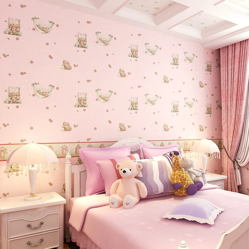 1. Розовые обои