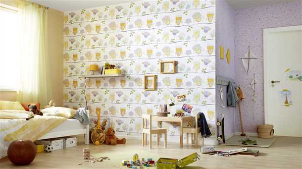 Детские обои с героями мультфильмов