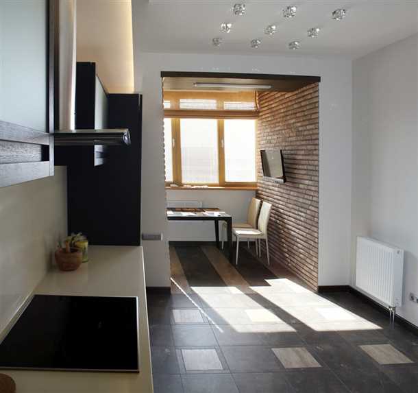 Дизайн кухни совмещенной с лоджией Дизайн кухни совмещенной с лоджией