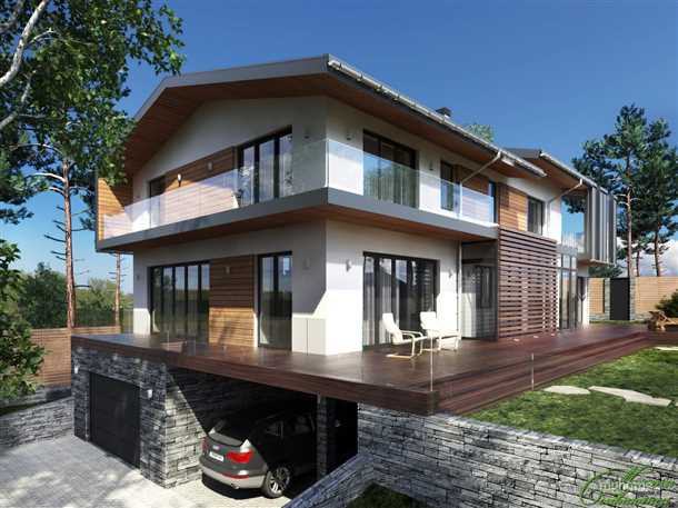 Дом с цокольным этажом