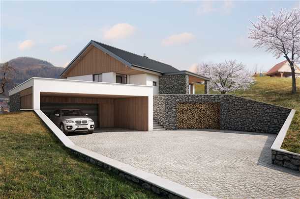 Дома с подземным гаражом Дома с подземным гаражом