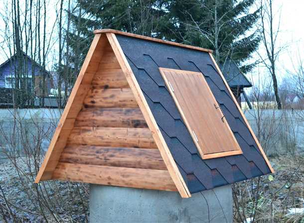 Строительство каркаса домика на колодец