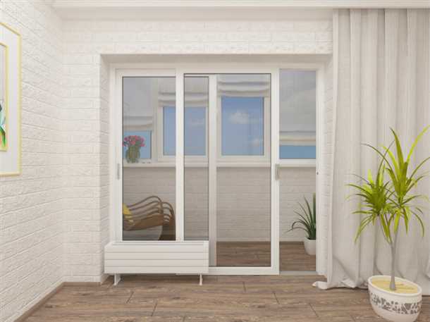 Раздвижные двери на лоджию - надежность и безопасность
