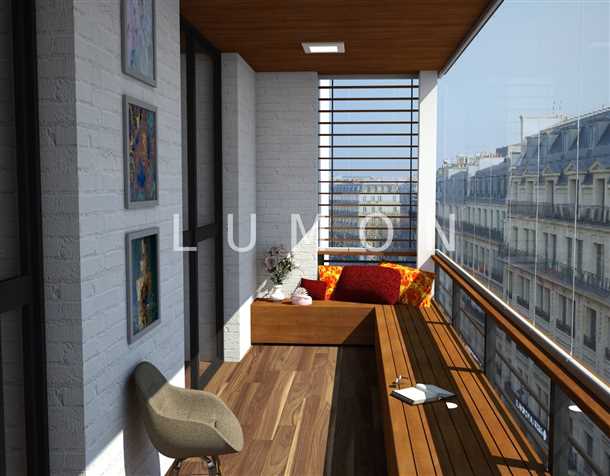 Преимущества открывания балкона на широкую горизонталь: