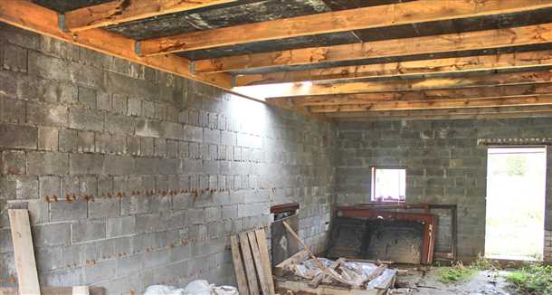 Гараж из керамзитобетонных блоков своими руками Гараж из керамзитобетонных блоков своими руками