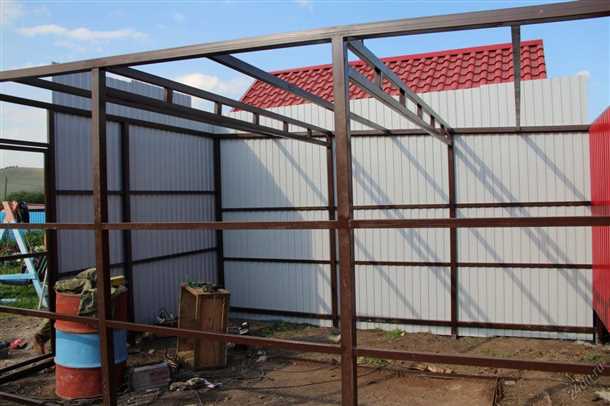 Полезные советы по строительству гаража из металлопрофиля