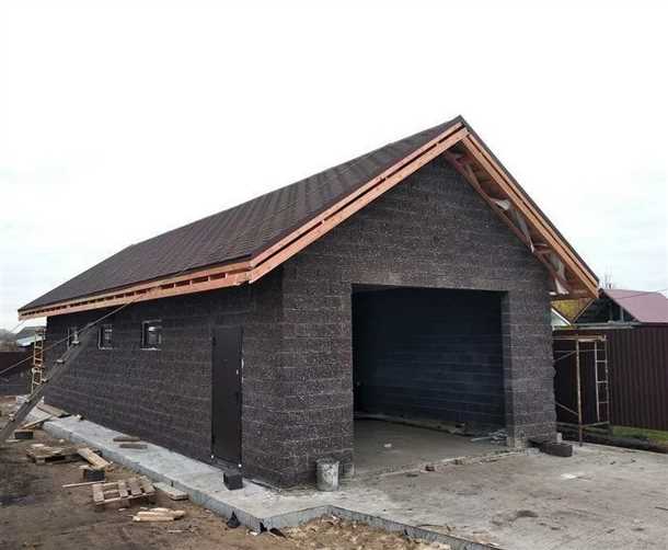 Гараж из пеноблоков Гараж из пеноблоков