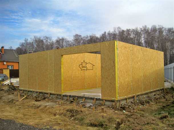 Гараж из сип панелей Гараж из сип панелей