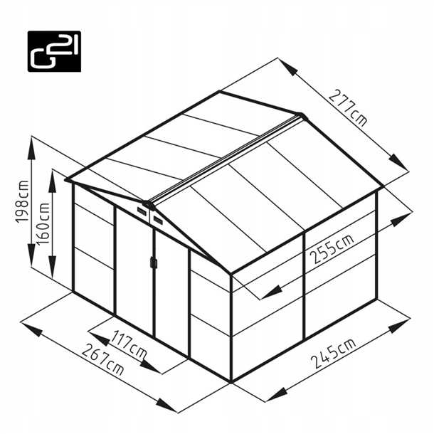 Гараж металлический размеры