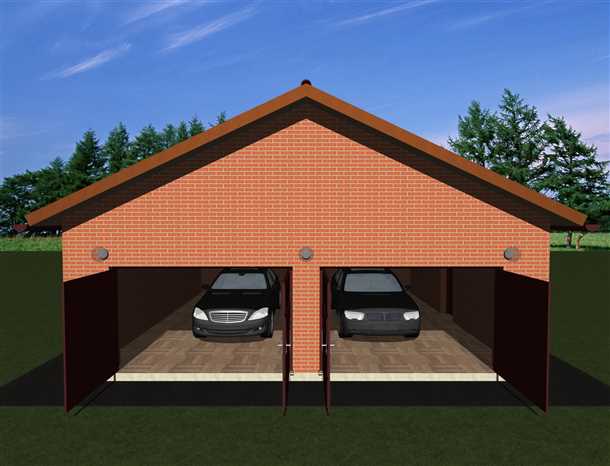 Гараж на 2 машины Гараж на 2 машины