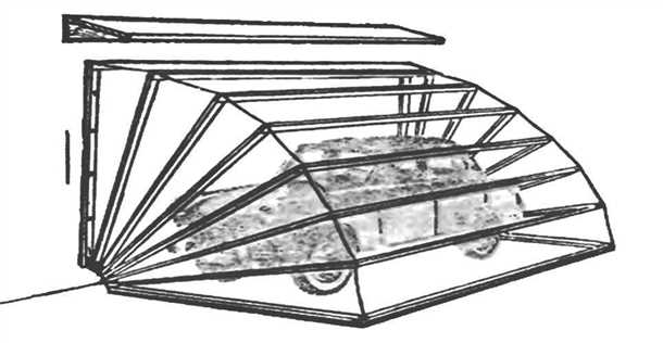 Гараж ракушка своими руками Гараж ракушка своими руками