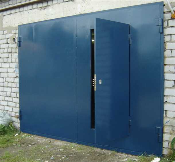 1. Размеры ворот