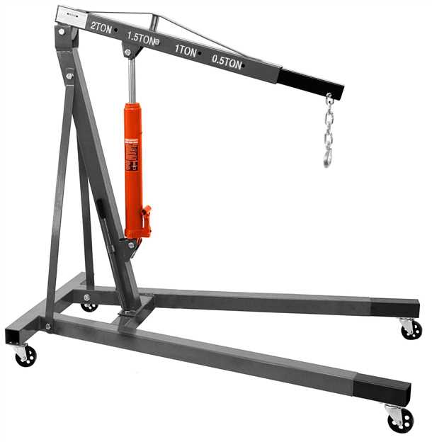 Основные характеристики гаражного гидравлического крана