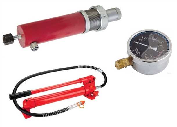 Основные компоненты гидравлического цилиндра