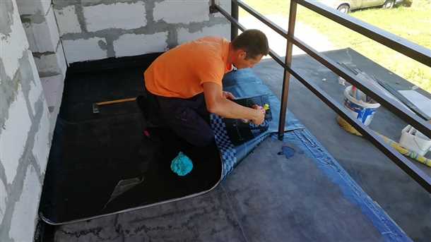 3. Процесс гидроизоляции