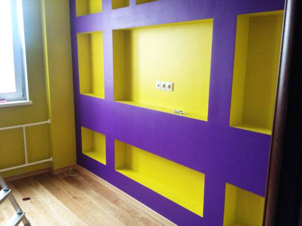 Покраска гипсокартона - советы и рекомендации Гипсокартона покраска