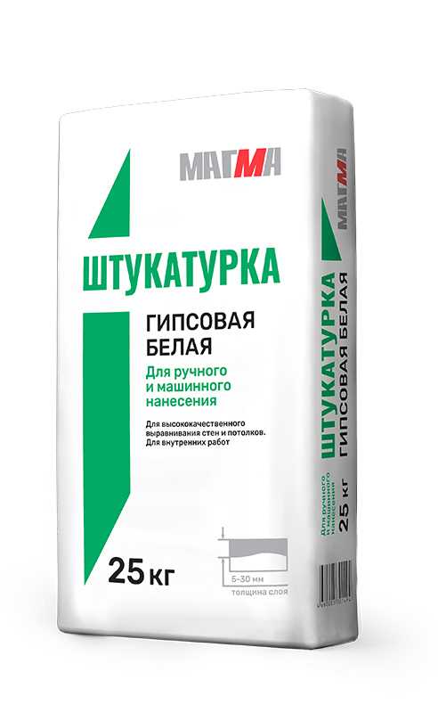 Состав и применение сухой штукатурной смеси